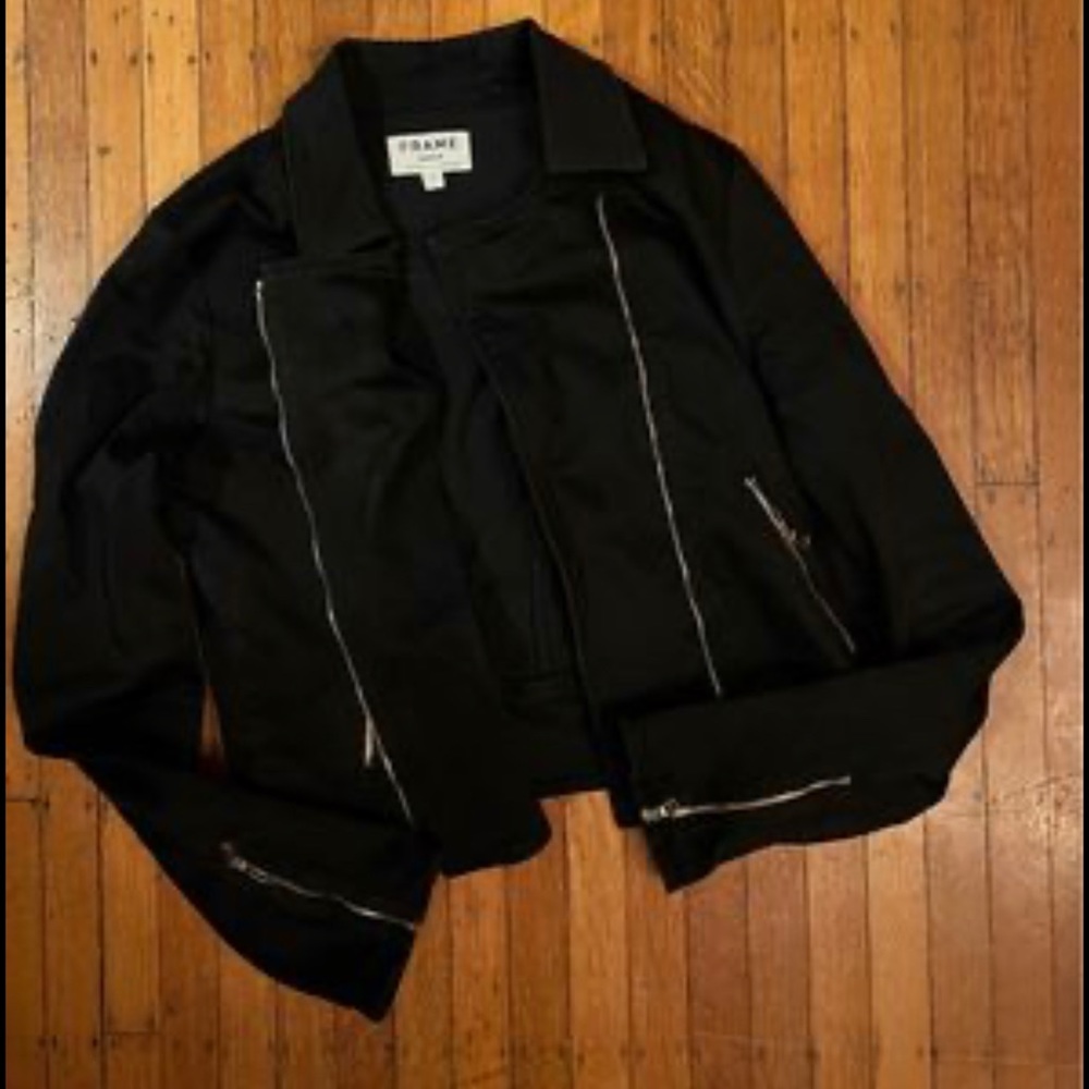 Frame denim black jacket